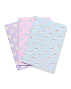schriften A6 gelinieerd katten - 3 stuks
