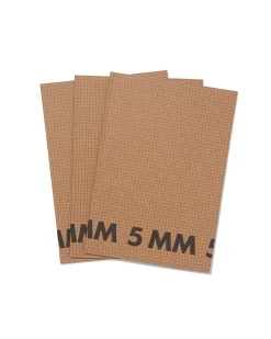 schriften A4 geruit 5 mm - 3 stuks