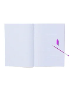 schriften A4 geruit 5mm blauw - 3 stuks