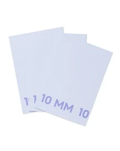 schriften A4 geruit 10mm blauw - 3 stuks