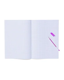 schriften A4 geruit 10mm blauw - 3 stuks