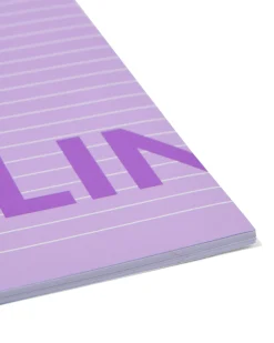 schriften lila A4 gelinieerd - 3 stuks
