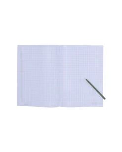 schriften lila A4 geruit 5mm - 3 stuks