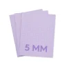 schriften lila A5 geruit 5mm - 3 stuks