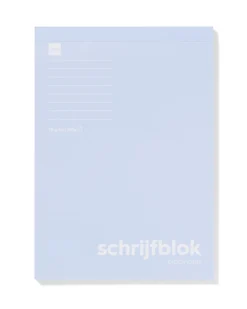 schrijfblok A5 gelinieerd