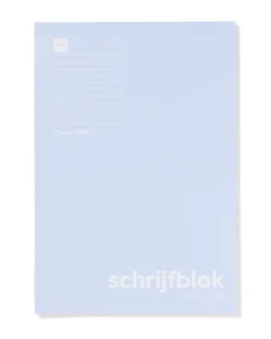 schrijfblok A4 gelinieerd