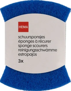 schuursponsjes krasvrij - 3 stuks