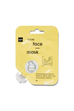 scrub gezichtsmasker