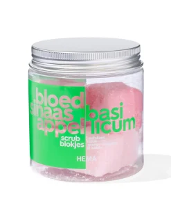 scrubblokjes bloedsinaasappel en basilicum - 6 stuks