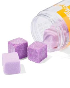 scrubblokjes perzik lychee - 6 stuks