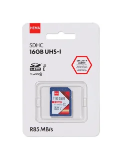 SD geheugenkaart 16 GB