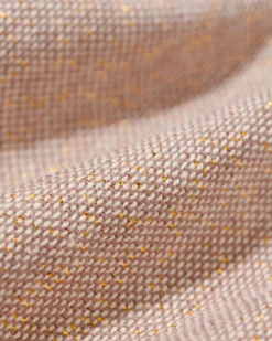 servetten beige met glitters chambray katoen 47x47 - 2 stuks