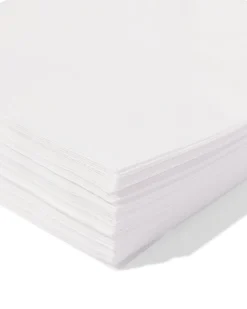 servetten wit - 50 stuks