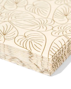 servetten 33x33cm papier botanisch - 20 stuks