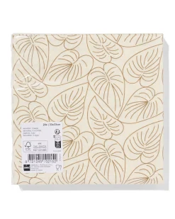 servetten 33x33cm papier botanisch - 20 stuks