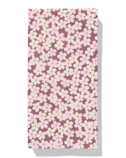 servetten 33x18cm papier floraal - 12 stuks