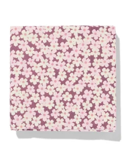 servetten 24x24cm papier floraal - 20 stuks