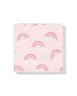 servetten 24x24cm papier regenbogen - 20 stuks
