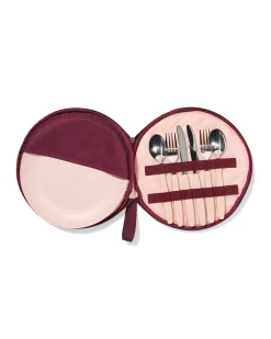serviesset picknick in etui