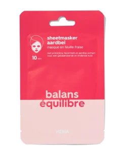 sheetmasker balans aardbei