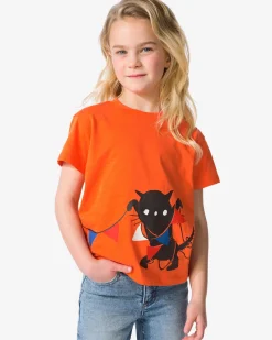 Siepie kinder T-shirt Koningsdag oranje