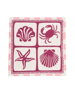 sjaal 60x60cm katoen strand