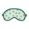 slaapmasker groen met stippen