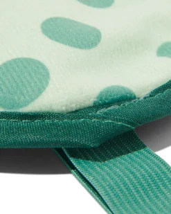 slaapmasker groen met stippen
