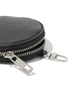 sleuteletui 13x9x9cm rond zwart