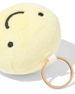 sleutelhanger met gezichtje geel