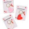sleutelhanger 5x4.5cm hart liefde