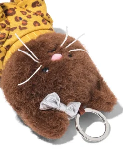sleutelhanger 8x8x12cm kat Pebbles