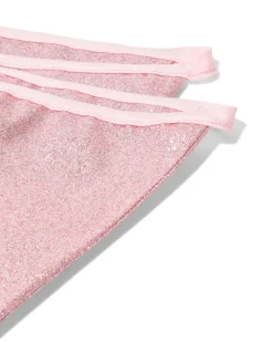 slinger 3m stof glitter roze