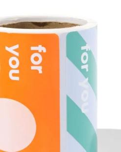 sluitstickers strepen - 60 stuks