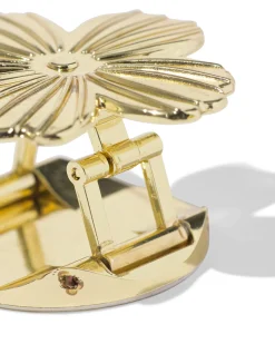 smartphone ring ⌀5cm bloem goud