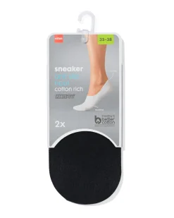 sneakersokken - 2 paar zwart