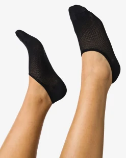 sneakersokken 5 paar zwart