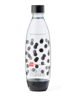 Sodastream kunststof fles 1L stippen zwart