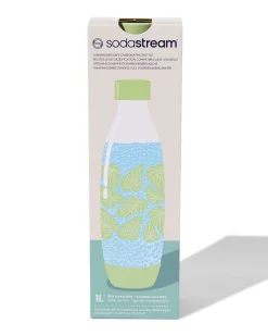 SodaStream kunststof fles 1L bladeren groen