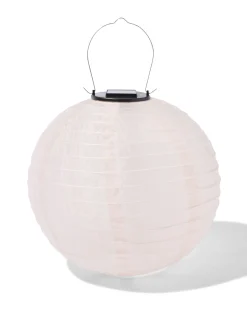 solar lampion ⌀28cm wit