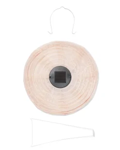 solar lampion ⌀28cm wit
