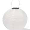 solar lampion ⌀28cm wit
