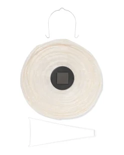 solar lampion ⌀28cm wit