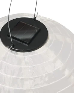 solar lampion ⌀28cm wit