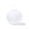 solar tuinlampion Ø28cm wit