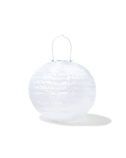 solar tuinlampion Ø28cm wit