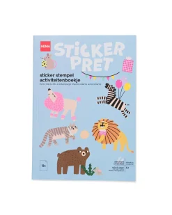 sticker stempel activiteitenboekje dieren