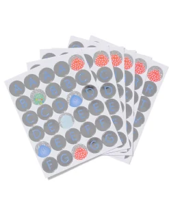 stickers letters monster - 6 vellen