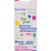 stickers verjaardag quotes - 5 stuks