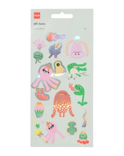 stickervellen monsters - 2 stuks